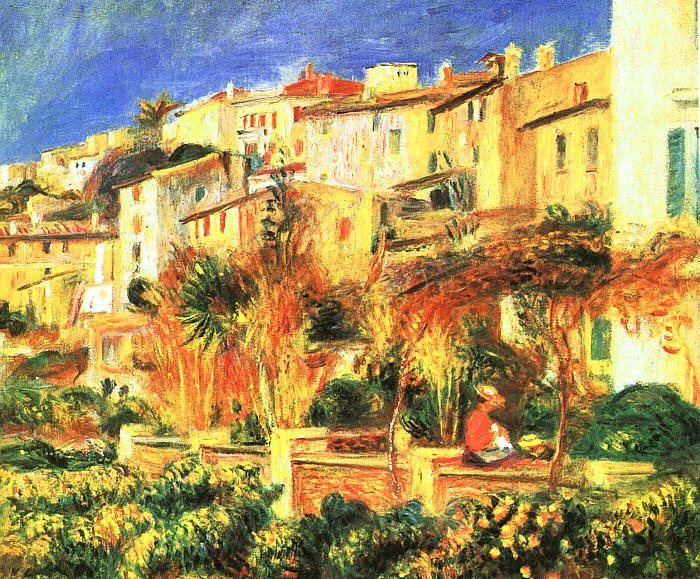 Pierre Renoir Terrace in Cagnes oil painting picture